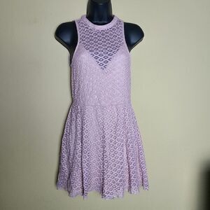 Express Sleeveless Sheer Romper 